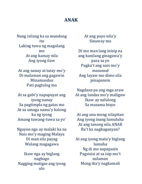 Mga Awiting Bayan.